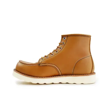 ROCKEY BAND Classic 875 Work Boots Outdoor Shoes Women's High-Top Yellow Brown