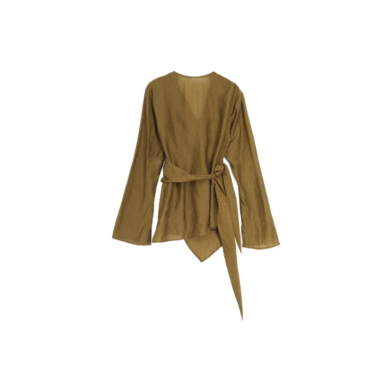 SETIROM Shirt Women's Dark Coffee-1