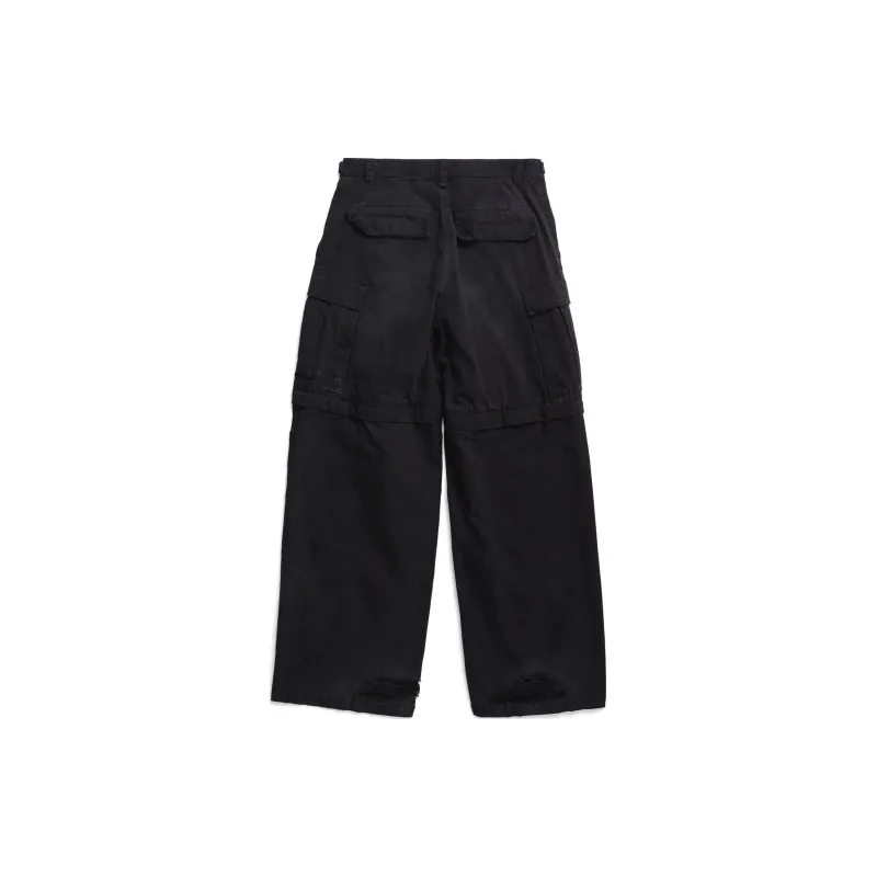 Balenciaga SS23 Casual Pants Loose Fit Unisex Black-1