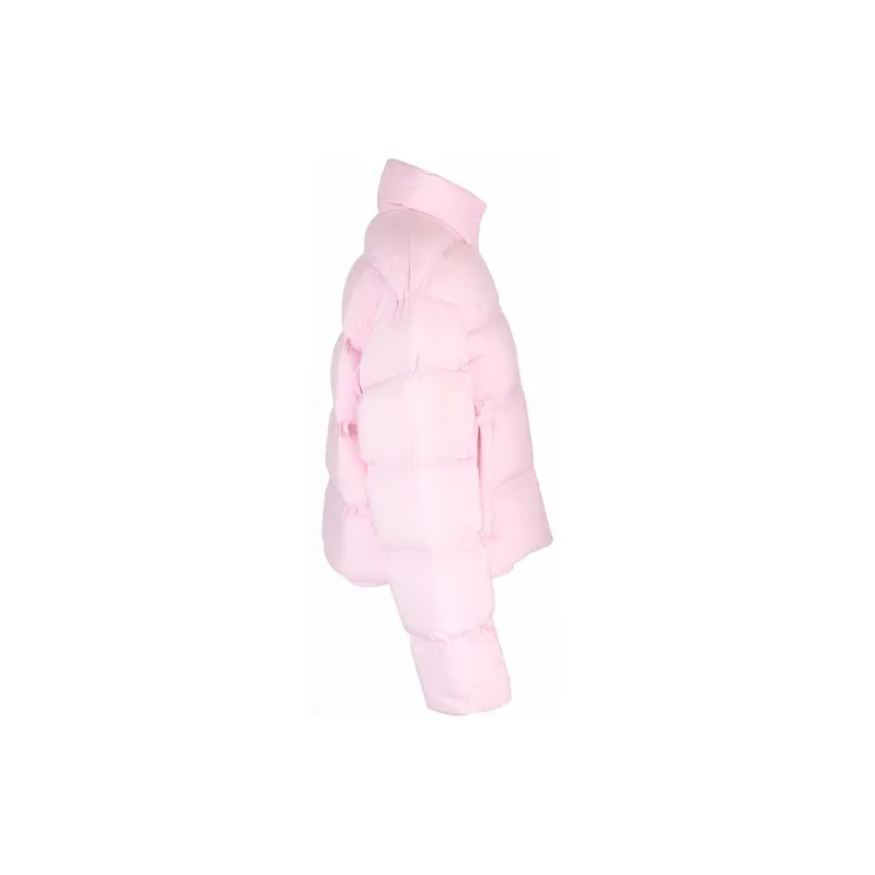 Alexander Wang Logo Printed Zip Up Puffer Jacket-2