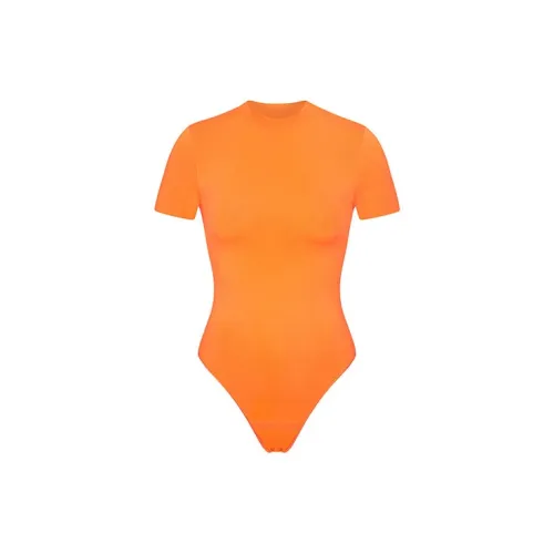 Skims Bodysuits Women's Neon Orange