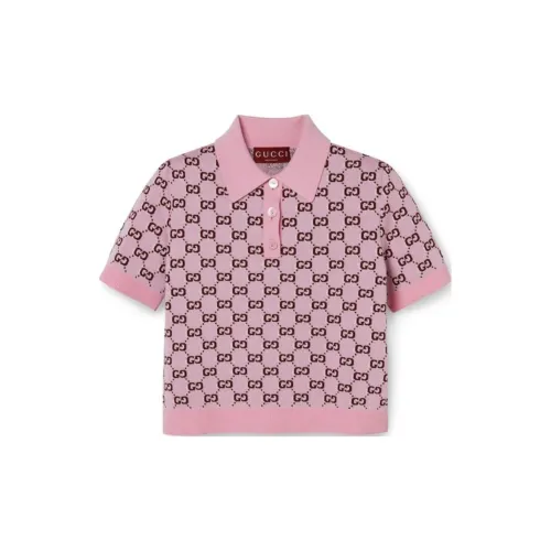 GUCCI Polo Shirts Women's Pink