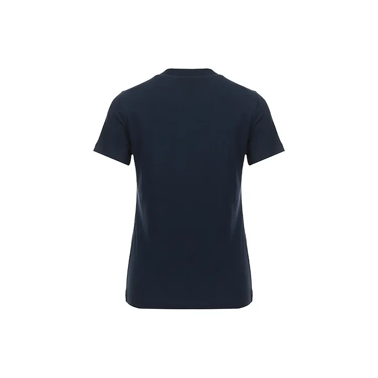 KENZO Letter Logo T Shirts Women's Navy-1