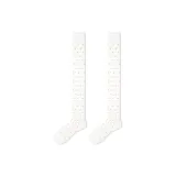 White Polka Dot over-The-Knee Socks, 60cm