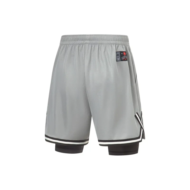 LiNing Badfive Sports Shorts Men's Ultimate Gray-1