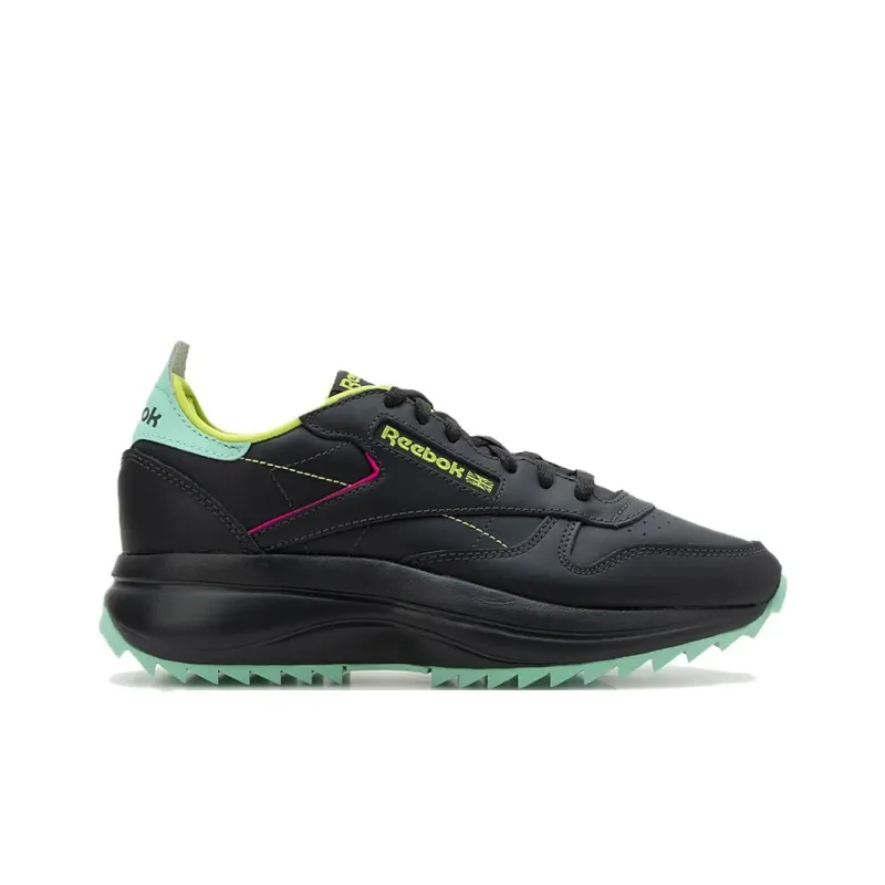Reebok Women's Classic Leather Sp Extra 'Black Laser Lime' Women's-1