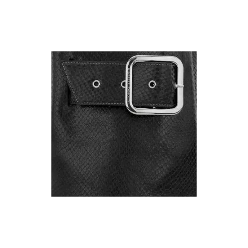 giuseppe zanotti Wanda Snakeskin-effect Bucket Bag-4