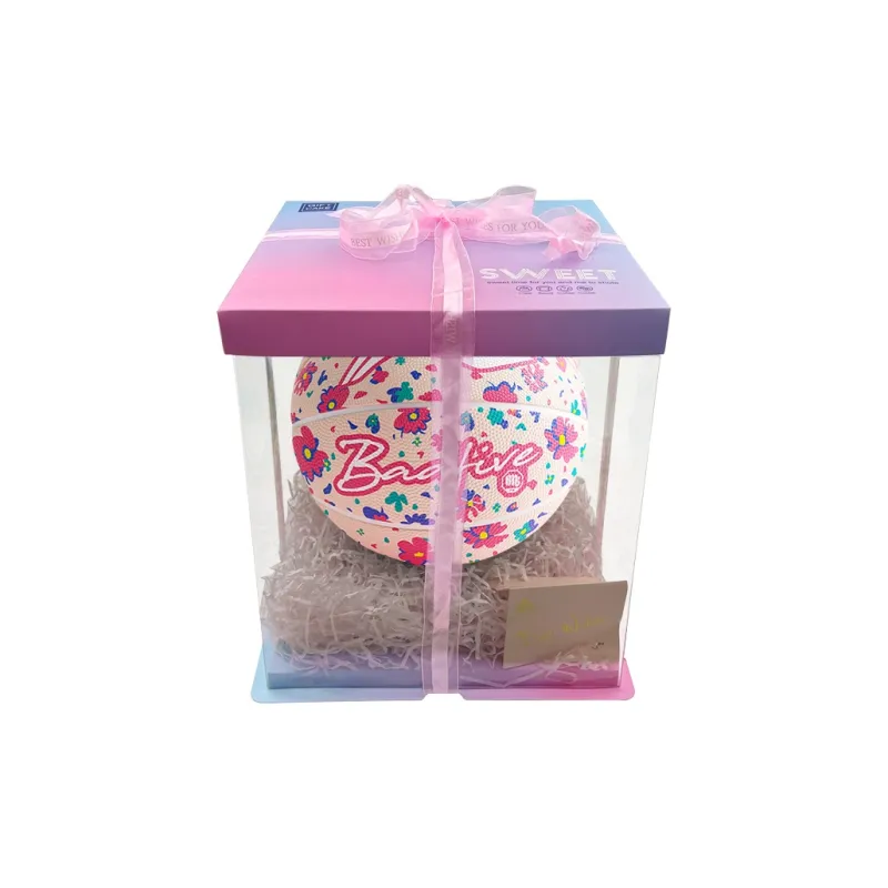 LiNing Rubber Basketball Pink Size 7 Training Unisex-9