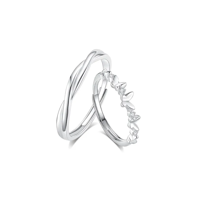 MISS TOOYA S999 Fine Silver Rings Unisex-20