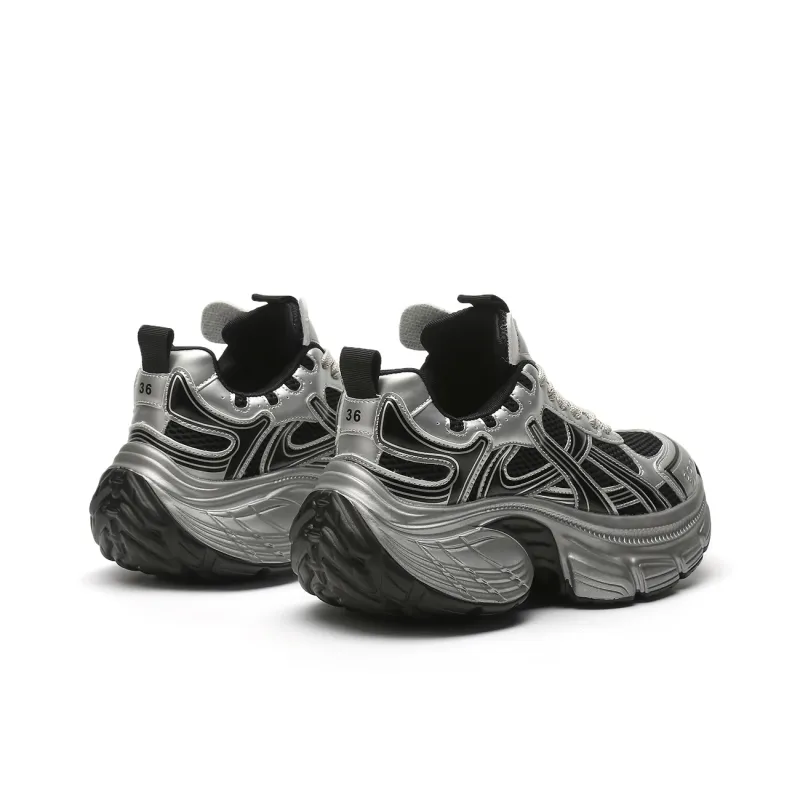 Jin Baichuan Coverage Lightweight Height Increasing Low Top Chunky Sneakers Women's Spring-6