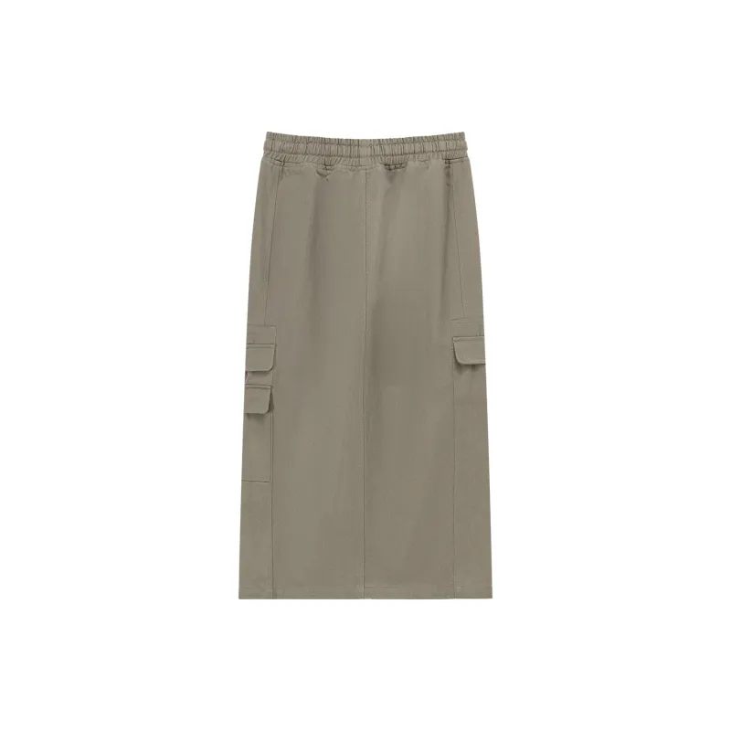 NO ONE ELSE Casual Long Skirts Women's Gray-1