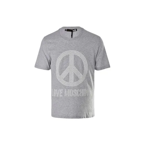 LOVE MOSCHINO T-Shirts Men Gray