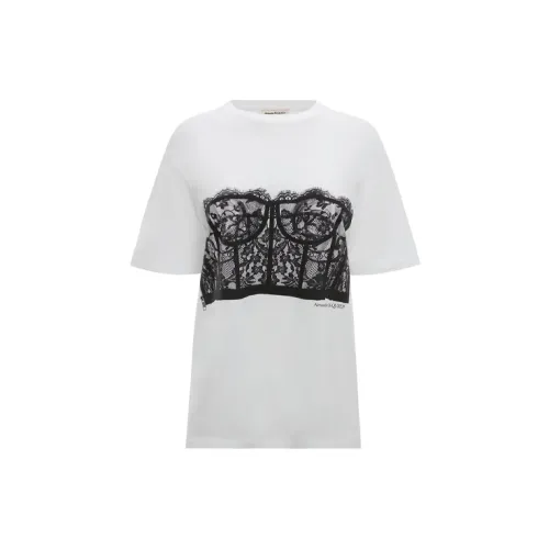 Alexander McQueen T-Shirts Women's White