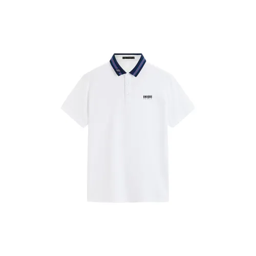 PEACEBIRD MEN Polo Shirts Men White Combination