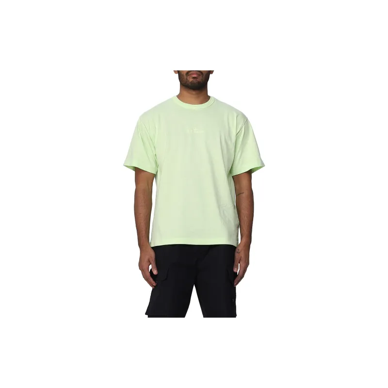STONE ISLAND Embroidered logo Detail T shirt-1