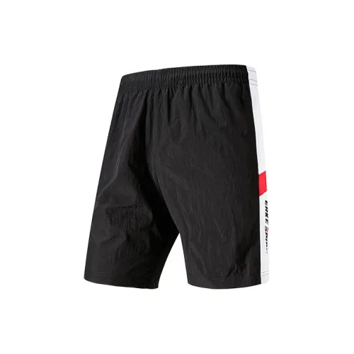 Erke Casual Shorts Men Black