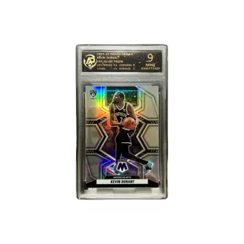 PANINI KD Player Card Nets Era Preparing For Slam Dunk Silver Fold Multicolor Holographic Card Graded Cards 1 Pc