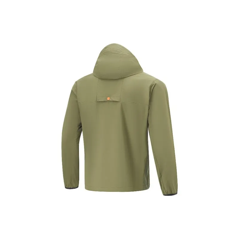 LiNing Smoothie Sun Protection Clothing Men's Army Canvas Green-1