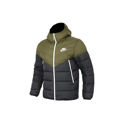 Nike Down Jackets Men Green/Black Multicolor