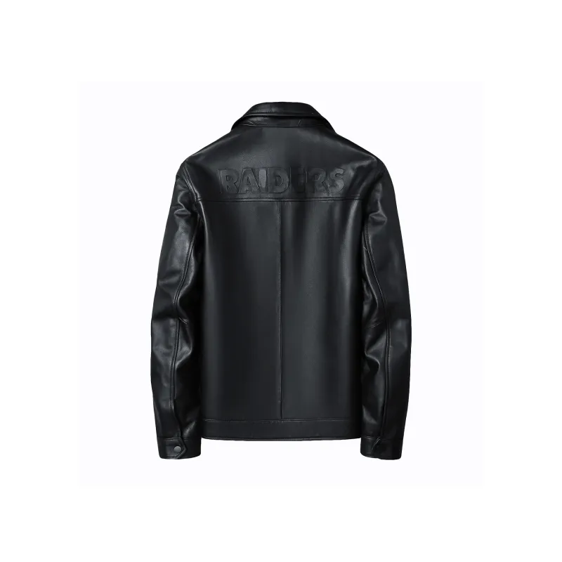 KAISER Leather Jacket Men's Black-1