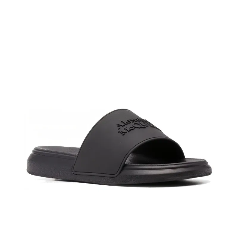 Alexander McQueen Pool Slide Black FW21-2