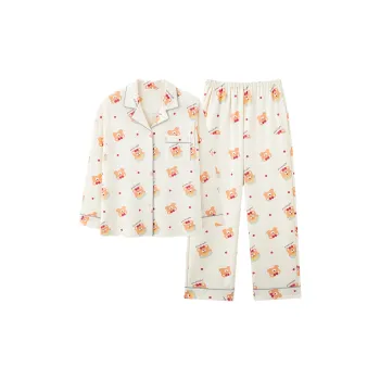 Kerener Pajama Set Fall Women's Apricot