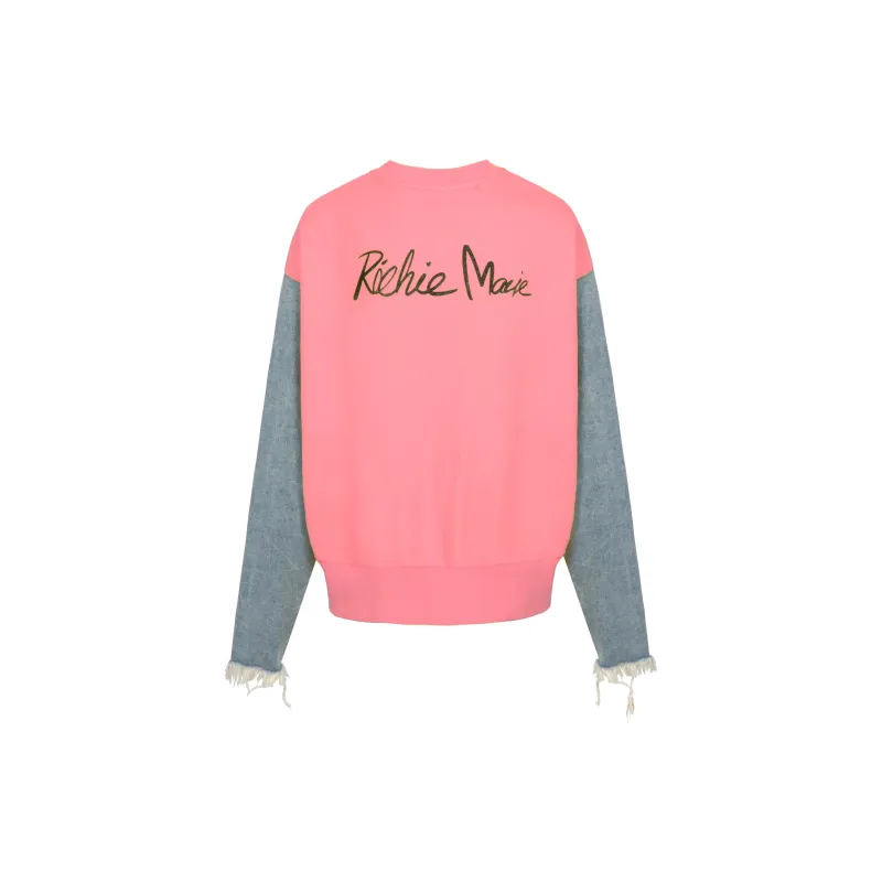 Richie Macie Sweatshirts Women's Pink-1