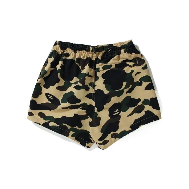 A BATHING APE 1st Camo Boxers M Yellow-3