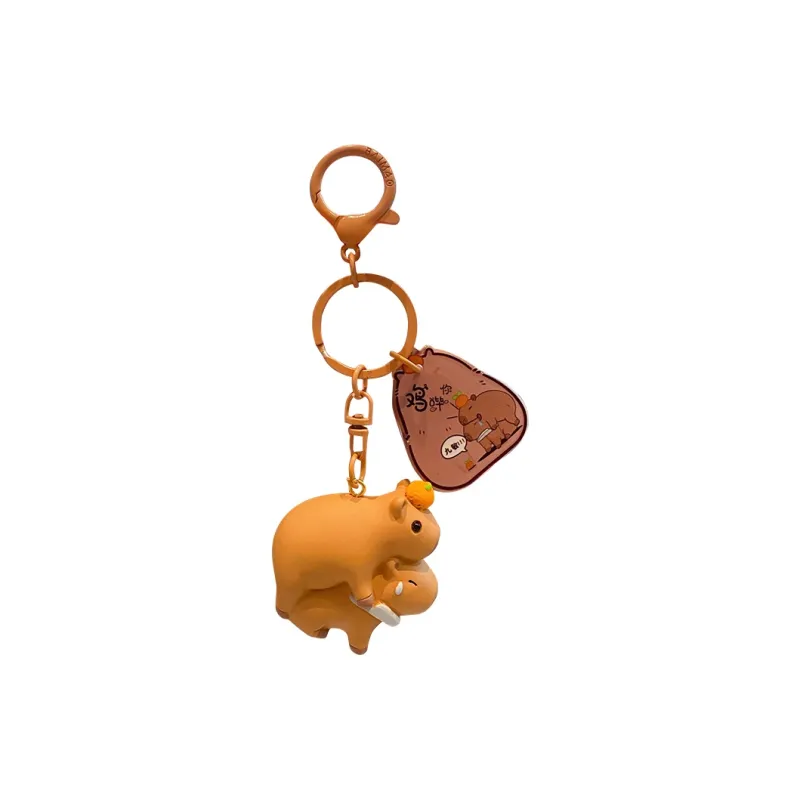 Baimao Resin Keychain Backpack Pendant Keychain Unisex-2