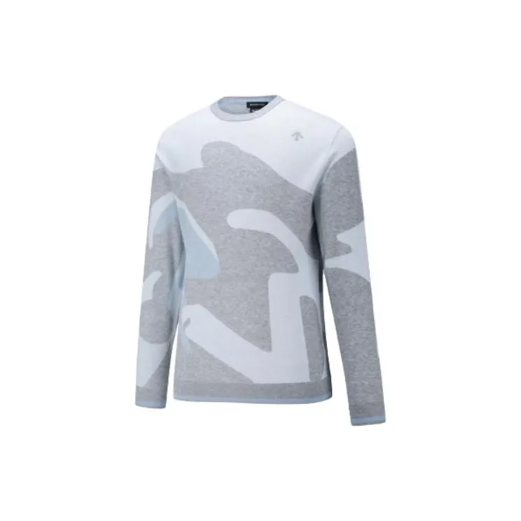 DESCENTE Sweater Men's Light Gray-2