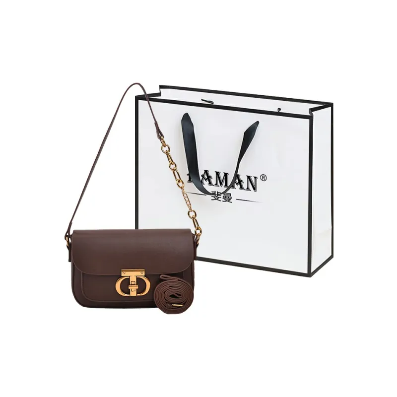 FAMAN PU Shoulder Bag Regular Women's Plain Coffee/Plain Brown/Plain Black/Matte Coffee/Matte Brown/Matte Black-15
