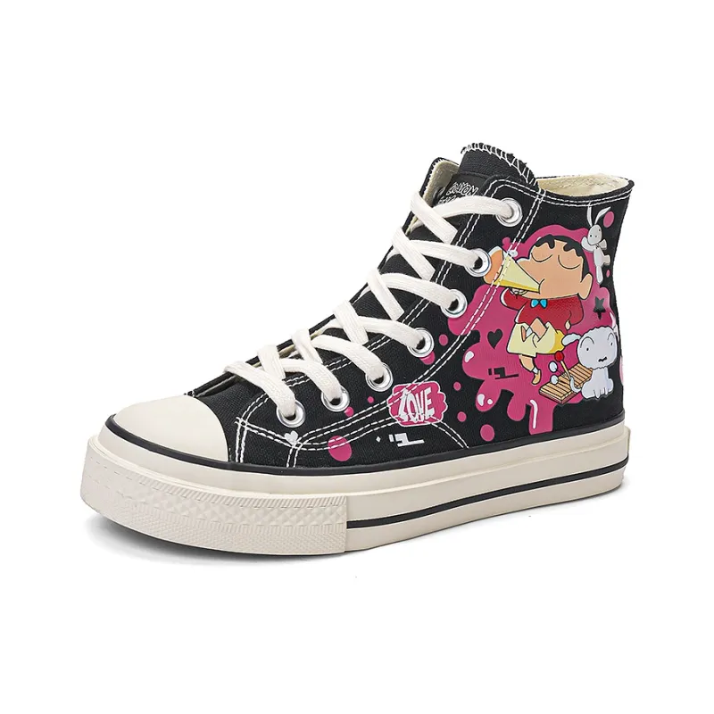 Crayon Shinchan High Top Canvas Shoes Unisex-10