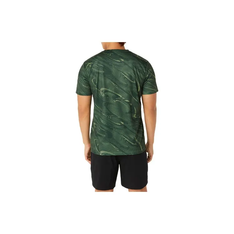 Asics SUMINAGASHI T-Shirts Men Green-1