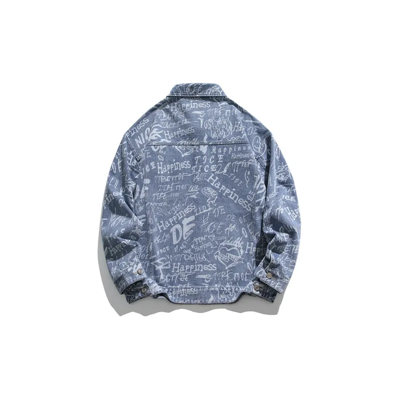 KRISTALIA Denim Jacket Women's Cyan Blue-1