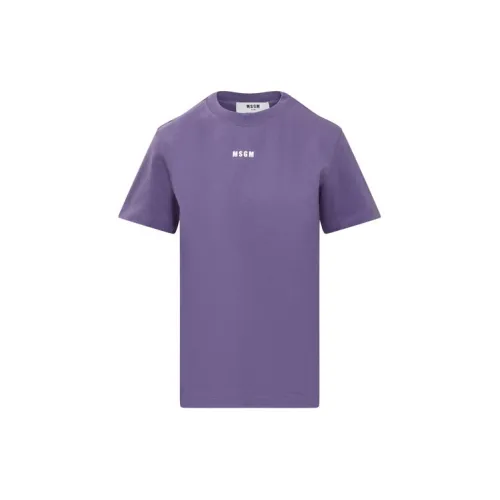 MSGM T-Shirts Women's Purple