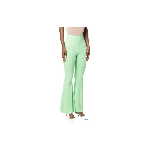 Self-portrait Casual Pants Women's Green