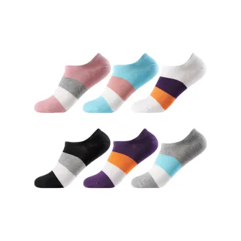 INVISIBLE Ankle Socks Unisex 6 Pack