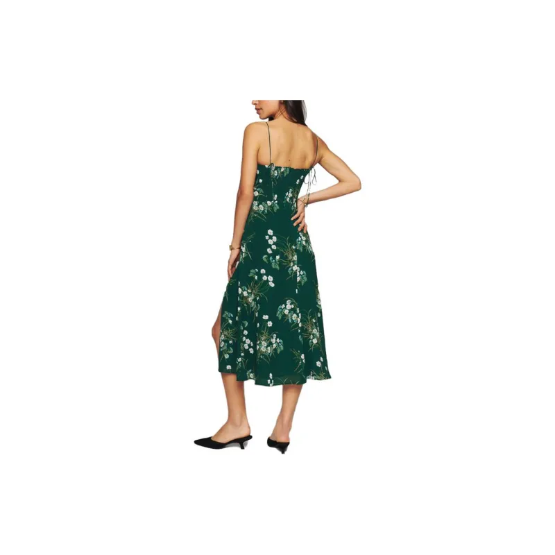 Reformation Slip Dresses Women's Green-1