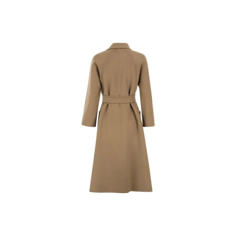 MaxMara Belted Long Sleeved Coat-1