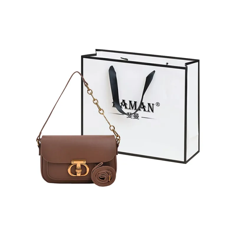 FAMAN PU Shoulder Bag Regular Women's Plain Coffee/Plain Brown/Plain Black/Matte Coffee/Matte Brown/Matte Black-20