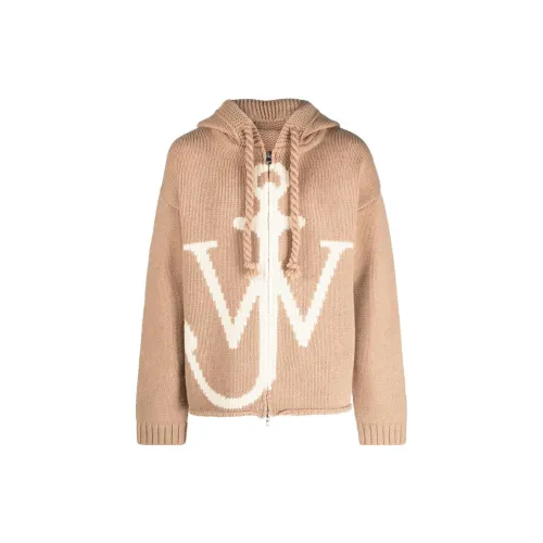 JW Anderson Anchor-print Zip-up Hoodie