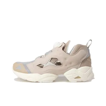 Reebok Instapump Fury Anti Slip Wear Resistant Mid Top Chunky Sneakers Unisex Beige