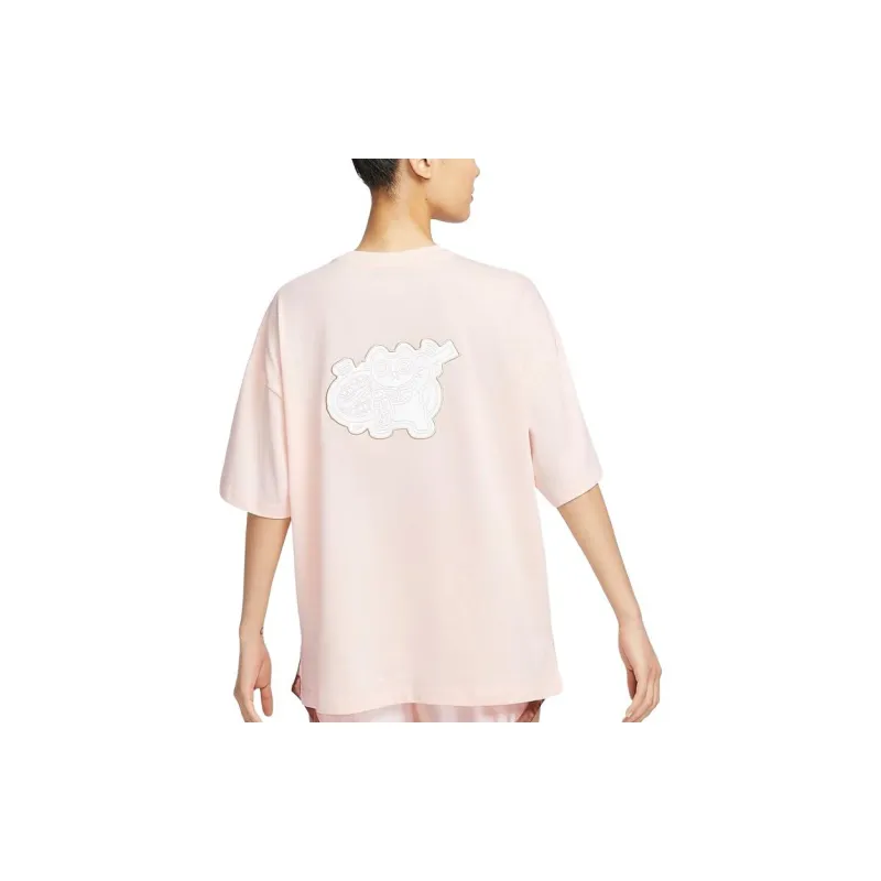 Nike T-Shirt Women's Ice Guava/White-1
