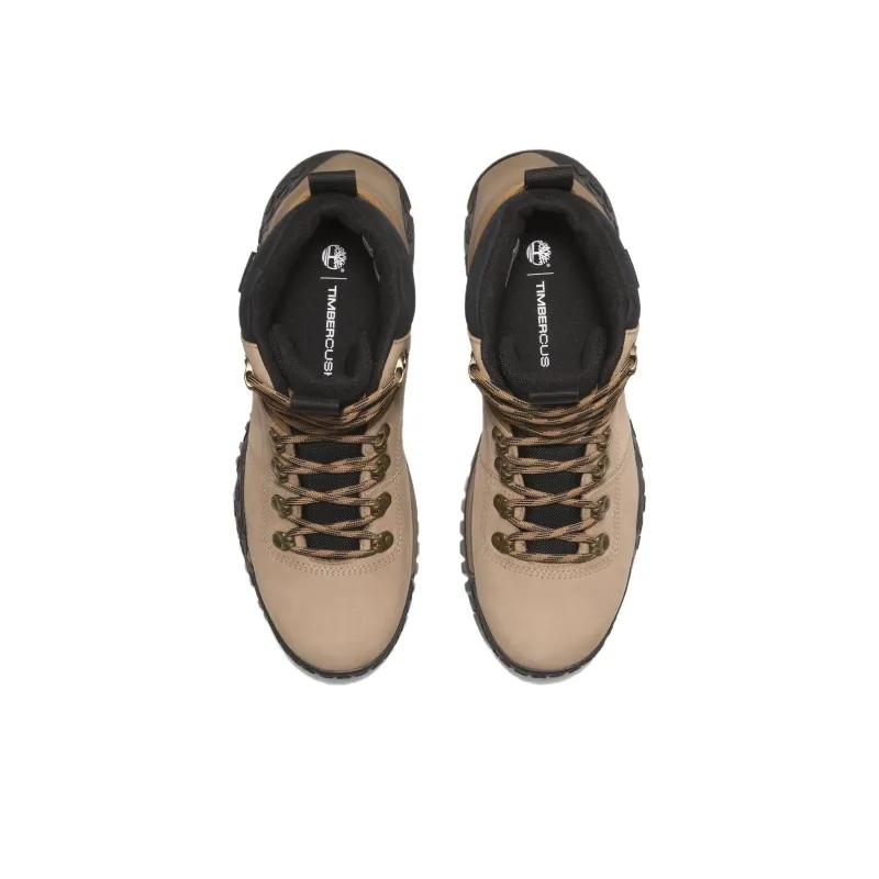 Timberland Slip Resistant Water Resistant Mid Top Outdoor Shoes Men's Beige-2