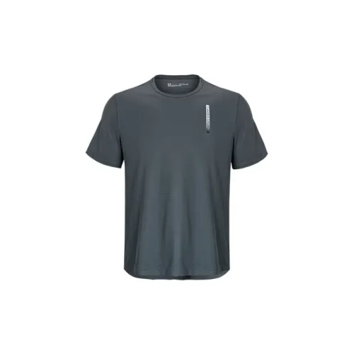 Under Armour CoolSwitch T-Shirts Men Peach Gray