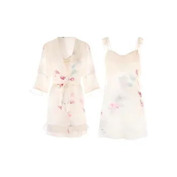 MIIOW Bath Robes Women's Champagne