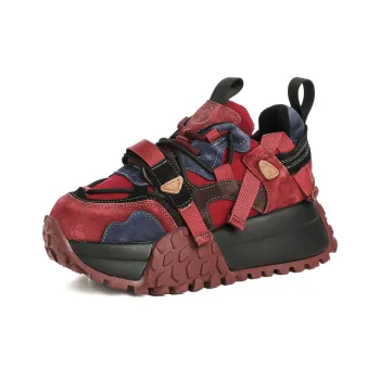 XI NUO WANG Low Top Chunky Sneakers Women's