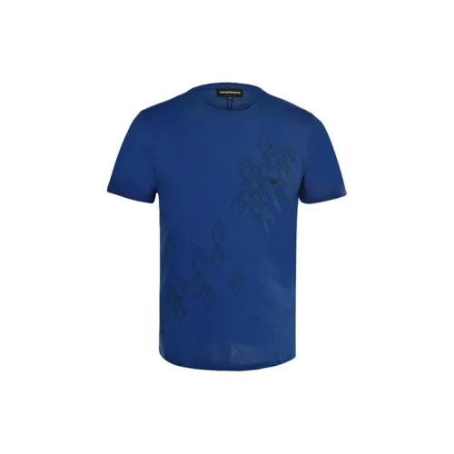 EMPORIO ARMANI T-Shirts Men Royal Blue