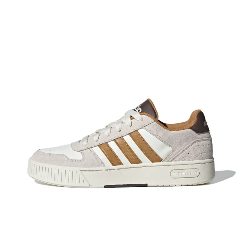 Adidas D PAD Anti Slip Wear Resistant Low Top Skateboard Shoes Unisex Beige Brown-0