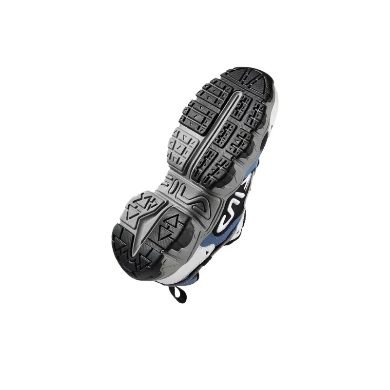 FILA KIDS FLUID TD Anti Slip Wear Resistant Low Top Kids' Running Shoes Blue White Black Unisex-5
